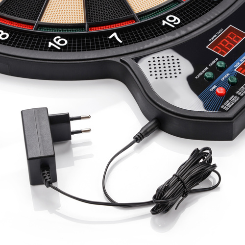 Elektronische Dartscheibe Meteor, 27 Spiele, 8 Spieler, 4-LED