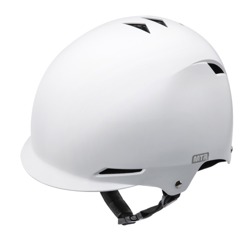 Kinderfahrradhelm Meteor KS02 M 52-56 cm weiß