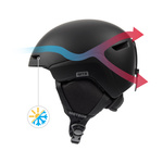 Skihelm Meteor Avalo S 53-55 cm schwarz