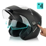 Motorradhelm Meteor Hekato XL 61 cm schwarz