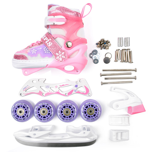 Inlineskates 4-in-1 Meteor für Kinder S 30-33 Polaris