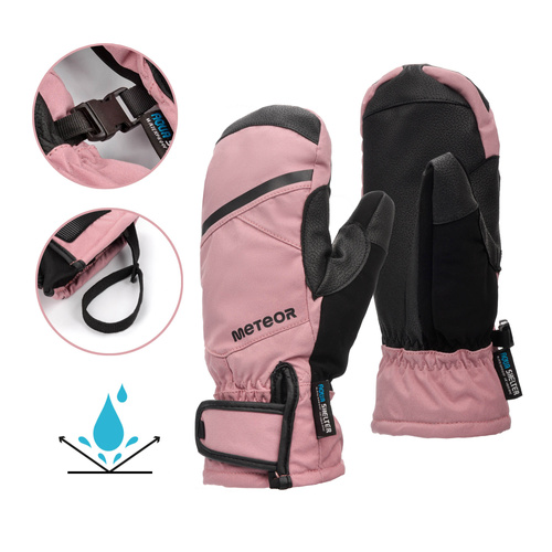 Winterhandschuhe Meteor Hazy S pink/schwarz