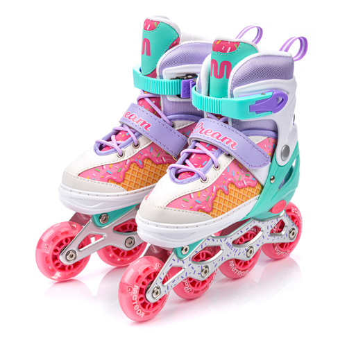 Inlineskates 4-in-1 Meteor S 30-33 Cream
