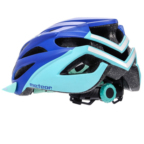 Fahrradhelm Meteor Marven L 58-61 cm navy blau/mint