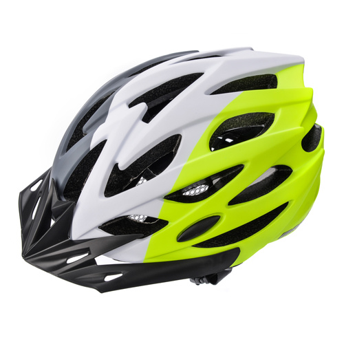 Fahrradhelm Meteor Marven L 58-61 cm grau/weiß/kalk