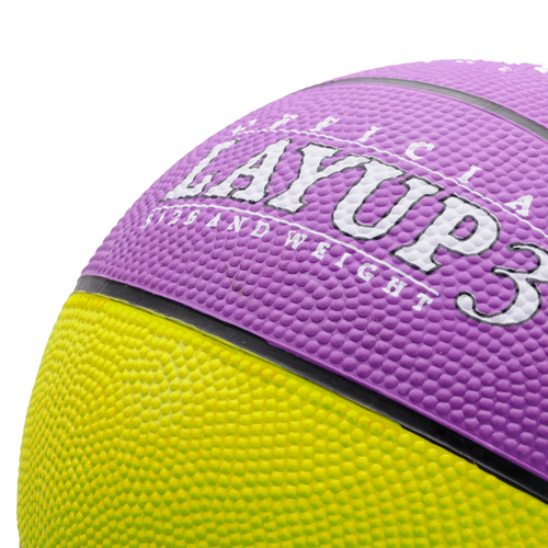 Meteor Layup 3 Basketball lila/grün