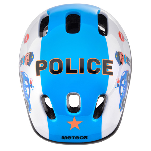 Kinderfahrradhelm Meteor KS06 S 48-52 cm Police