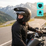Motorradhelm Meteor Hekato XL 61 cm schwarz