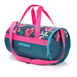 Sporttasche Meteor Siggy 25 l rosa/marineblaue Blumen