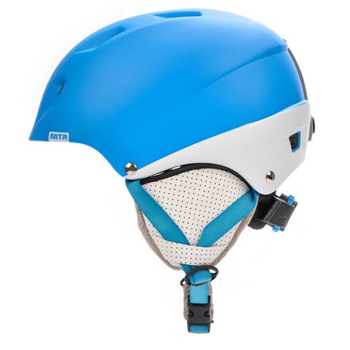 Skihelm Meteor Kiona XS blau/weiss 48-52cm
