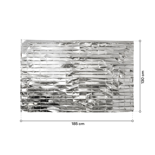 Thermische decke Meteor silber