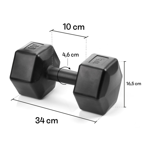 Zementhantelset 2x10 kg Meteor