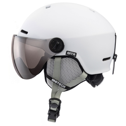 Skihelm Meteor Falven L 58-61 cm weiss