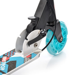 Meteor Dragon-Roller LED-Räder, Handbremse, Klappbar