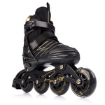 Inlineskates Meteor L 38-43 Buzzy schwarz/goldene Farbe