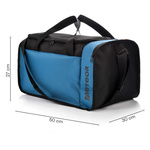 Meteor Fitness Tasche Odyn 40 l schwarz/blau