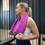 Handtuch Meteor L 80 x 130 cm aubergine