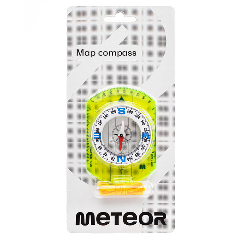 Kompass Meteor Lineal mit Weissem gesicht