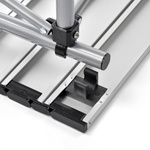 Meteor Bankada klapptisch Silber