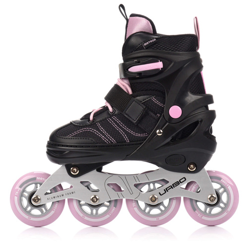 Rollschuhe Meteor Urbo L 38-41 schwarz/pink