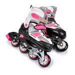 Meteor Rollschuhe M 34-37 rosa/grau