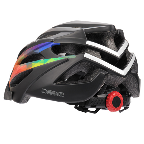 Fahrradhelm Meteor Shimmer M 55-58 cm schwarz