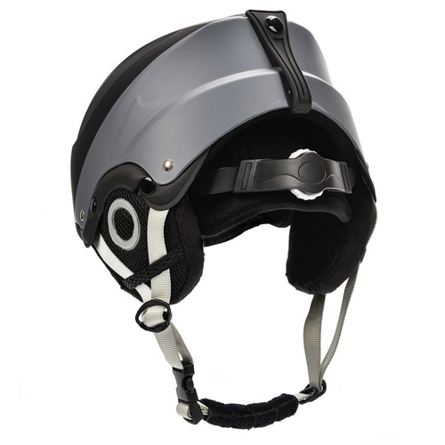Skihelm Meteor Lumi L 58-61 cm schwarz/grau