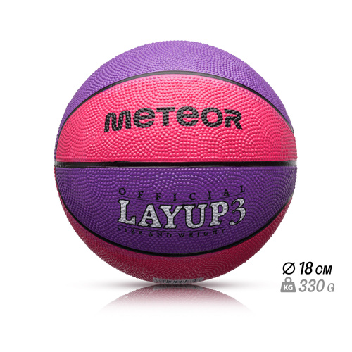 Basketball Meteor Layup 3 rosa/violett
