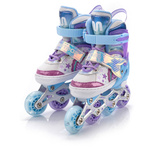 Inlineskates 4-in-1 Meteor für Kinder XS 25-28 Mermaid