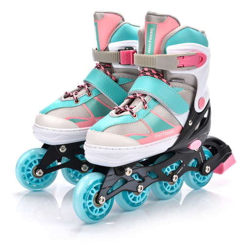 Roller Meteor 2in1 L 38-41 rosa/blau