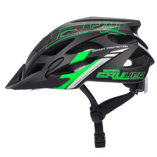 Fahrradhelm Meteor Gruver L 58-61 cm schwarz/grün