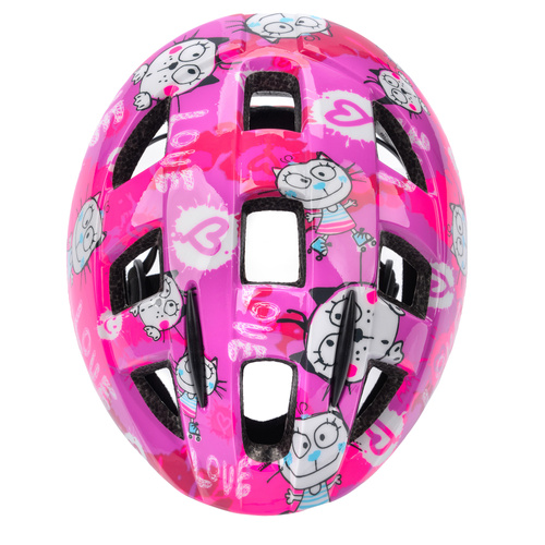 Kinderfahrradhelm Meteor PNY11 M 48-53 cm Cats