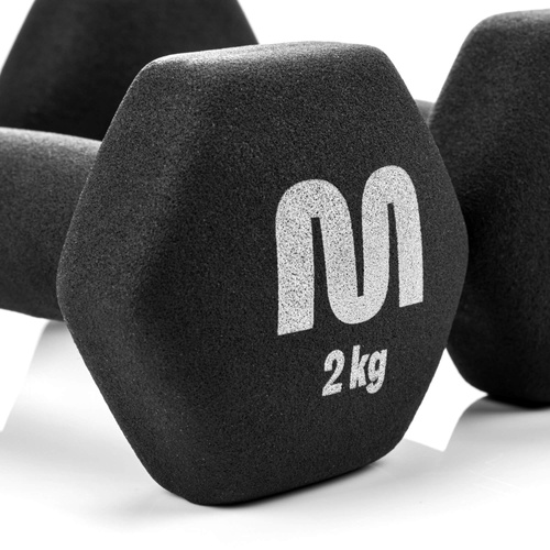 Gusseisenhantelset 2x2 kg Meteor