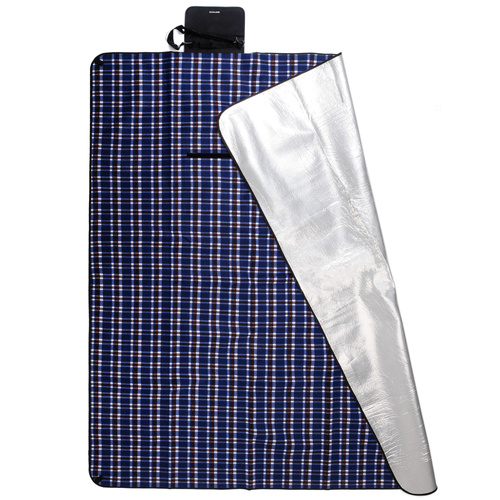 Picknickdecke Meteor 3XL 220x200 cm Kariert blau
