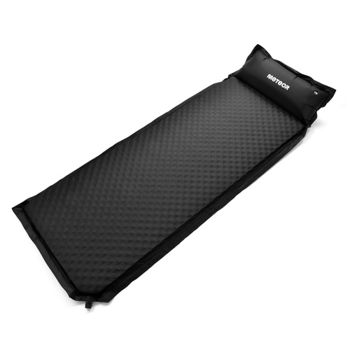 Selbstaufblasbare Matte Meteor 188×66×3,8 cm schwarz