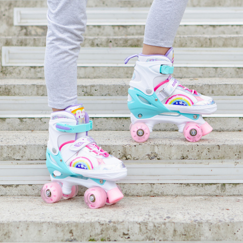 Meteor Rainbow Rollschuhe S 30-33