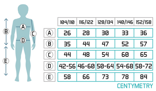 Kinder Thermounterwäsche Meteor 104-110 cm schwarz