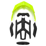 Fahrradhelm Meteor Street L 58-61 cm neongelb