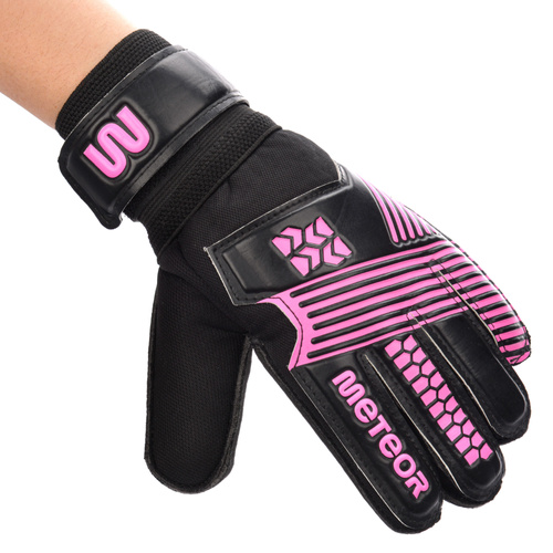 Meteor Catch goalkeeper gloves 5 black/pink