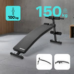 Trainingsbank Meteor, schräg, für Bauchmuskeltraining, bis 150 kg