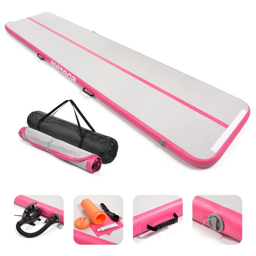 Aufblasbarer akrobatischer Weg Meteor 400 cm pink