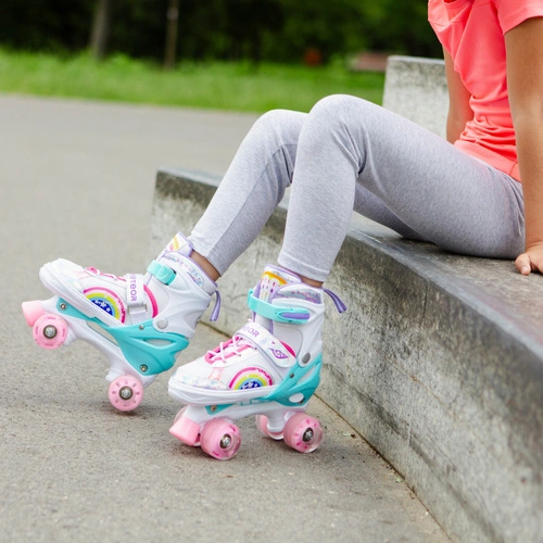 Meteor Rainbow Rollschuhe XS 25-28
