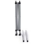 Meteor Bankada klapptisch Silber