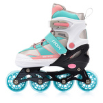 Inlineskates Meteor M 34-37 Rox pink/hellblau