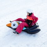 Aufblasbare Schneerutscher Meteor Penguin Schwarz/Mint