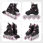 Inlineskates Meteor L 38-41 Urbo schwarz/pink