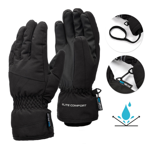 Winterhandschuhe Meteor Nevis L schwarz