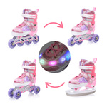 Inlineskates 4-in-1 Meteor für Kinder M 34-37 Polaris