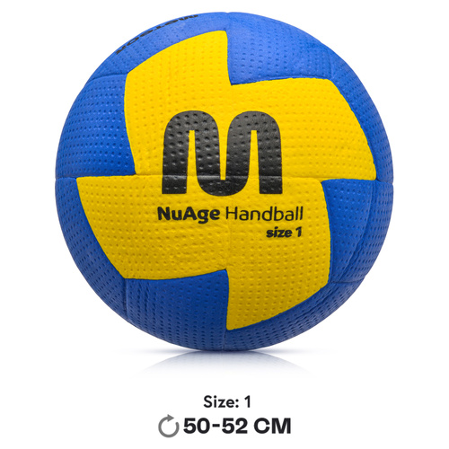 Handball Meteor Nuage junior 1 blau/gelb