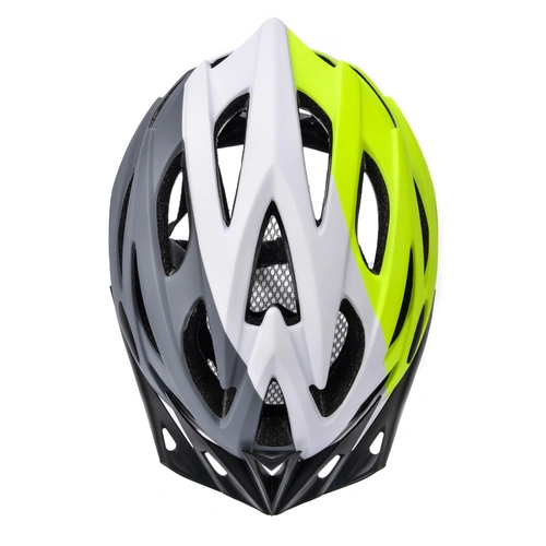 Fahrradhelm Meteor Marven M 55-58 cm grau/weiß/limonium